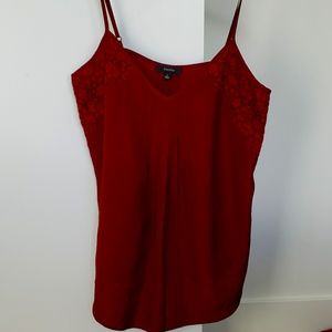 Talula Waverly Red wine camisole